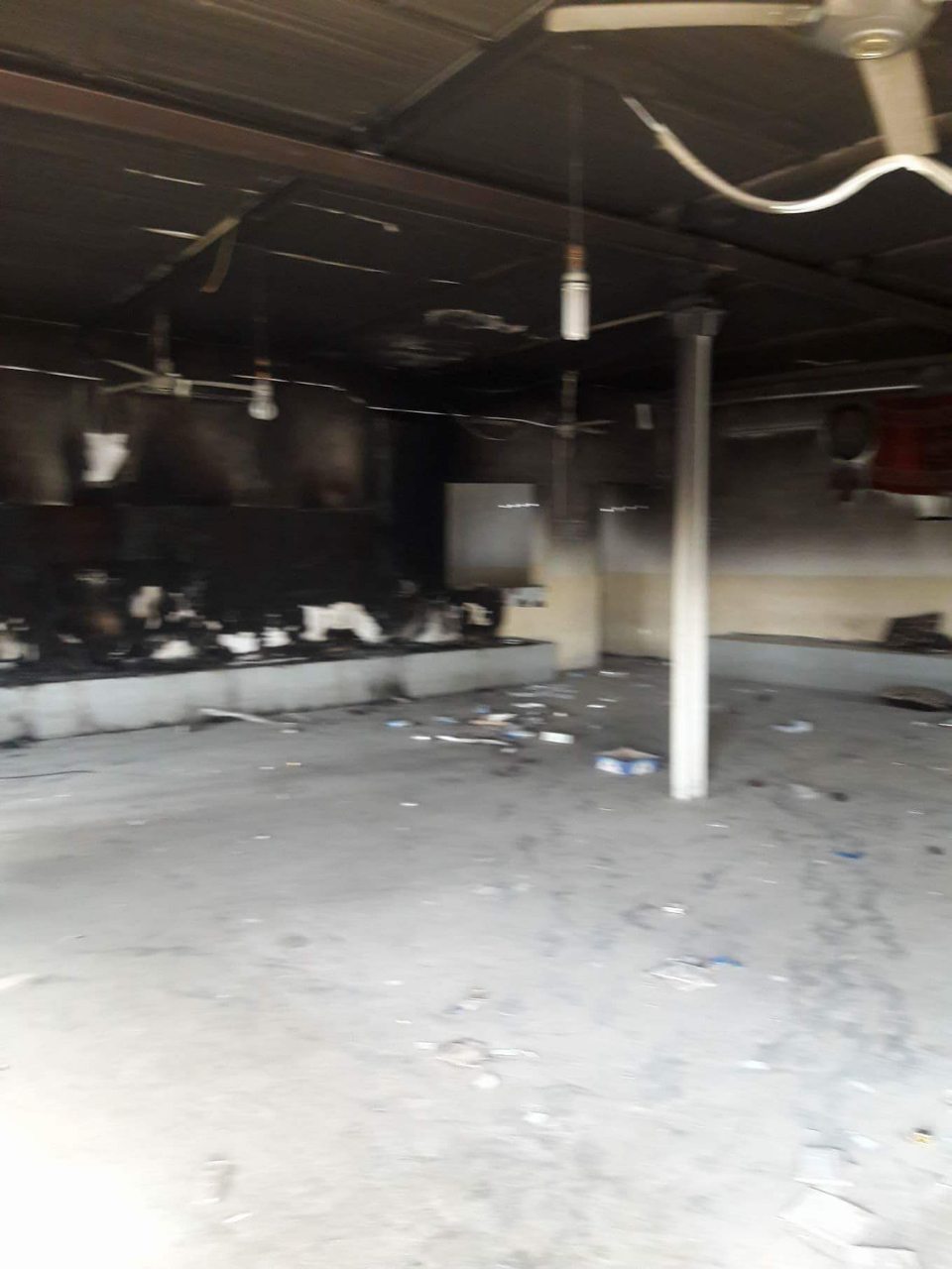 Burned properties in Tuz Khurmatu.